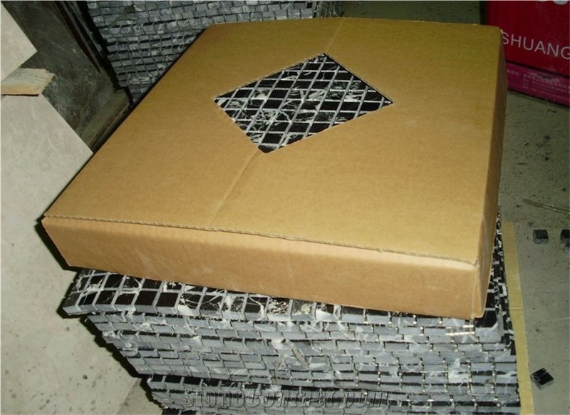 Black Ceramic Mosaic Porcelain Mosaic